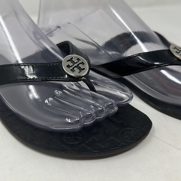 Tory Burch Thora Black Sandals Size 7 - Picture 3 of 9